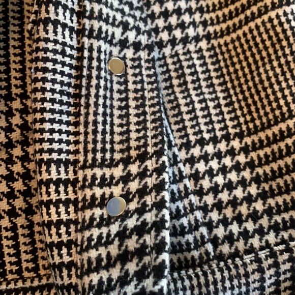 Forever 21 Cropped Houndstooth Woman’s Jacket Size Small - Picture 9 of 12